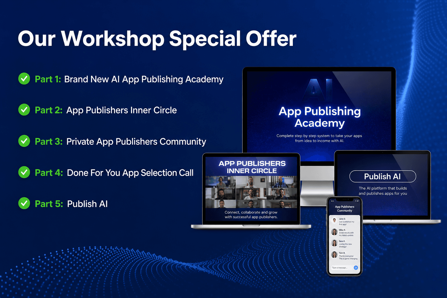 Our Workshop Special Offer value stack